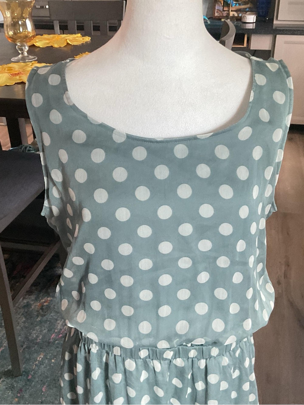 The Limited Polka Dot Sleeveless Casual Dress - Picture 2 of 4
